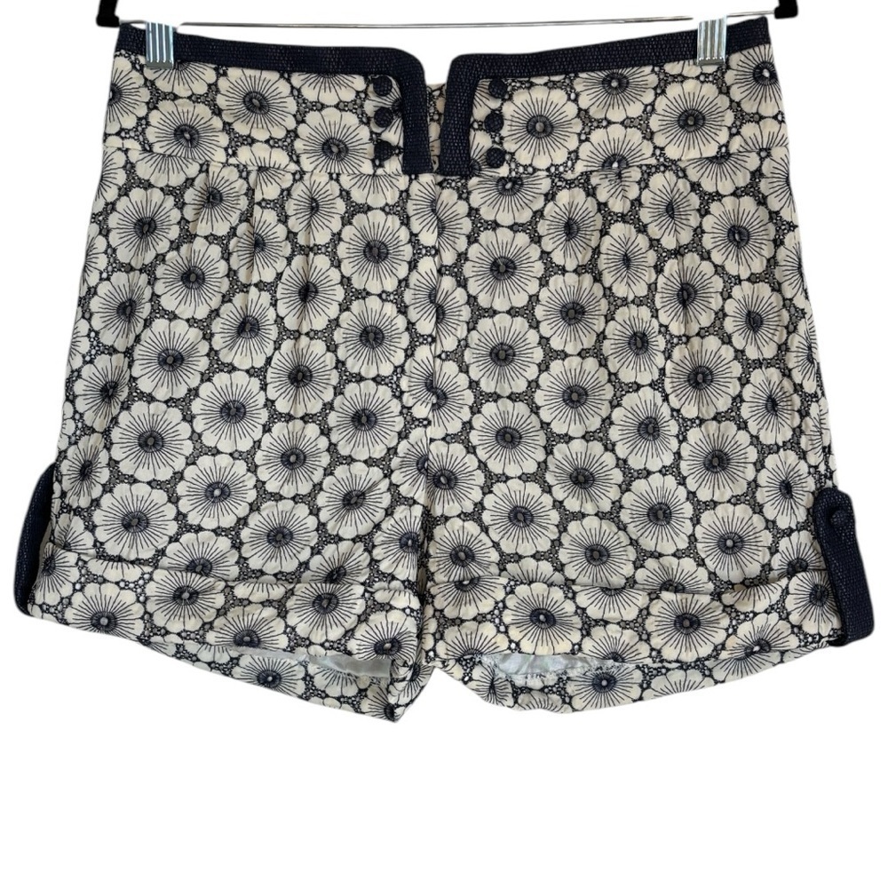 Cynthia Steffe Cuffed Floral Board Shorts Woman’s Size 10 Designer